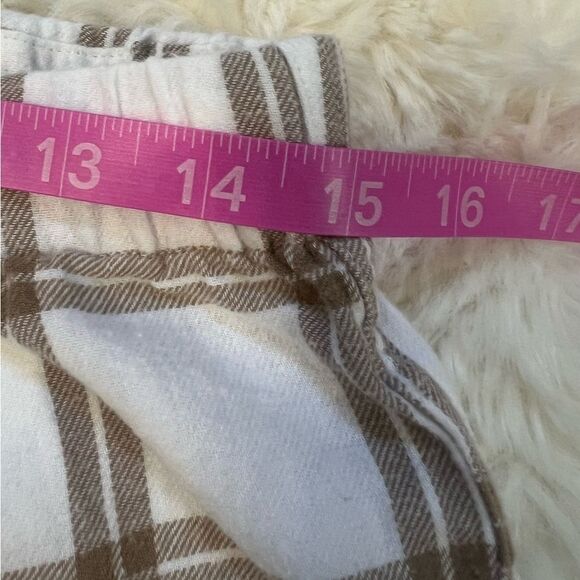 J. Crew Beige and White Striped PJ Pants Sz small - Picture 6 of 7